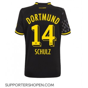 Borussia Dortmund Nico Schulz #14 Borta Matchtröja Dam 2022-23 Kortärmad